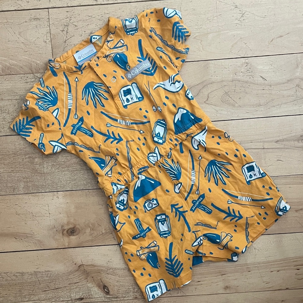 Columbia Camping Romper 3T NWOT